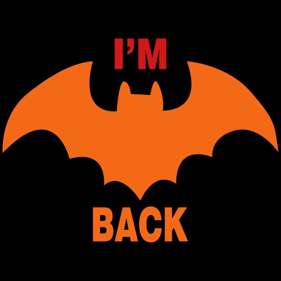 Halloween Bat Im Back Funny Halloween' Men's T-Shirt | Spreadshirt