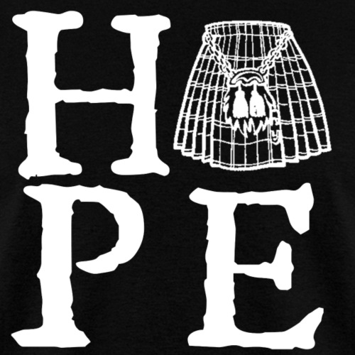 HOPE w Kilt - Men's T-Shirt