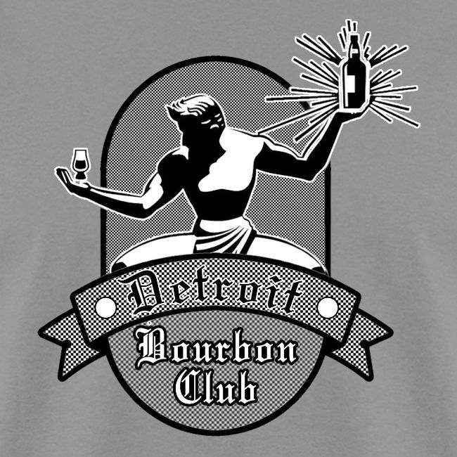 Detroit Bourbon Logo in Black & White