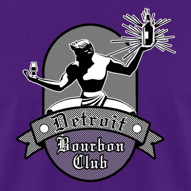 Detroit Bourbon Logo in Black & White