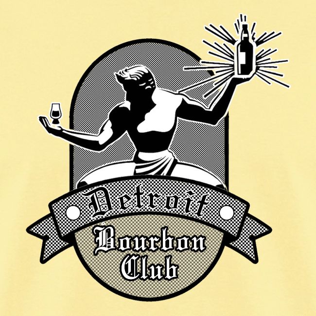 Detroit Bourbon Logo in Black & White