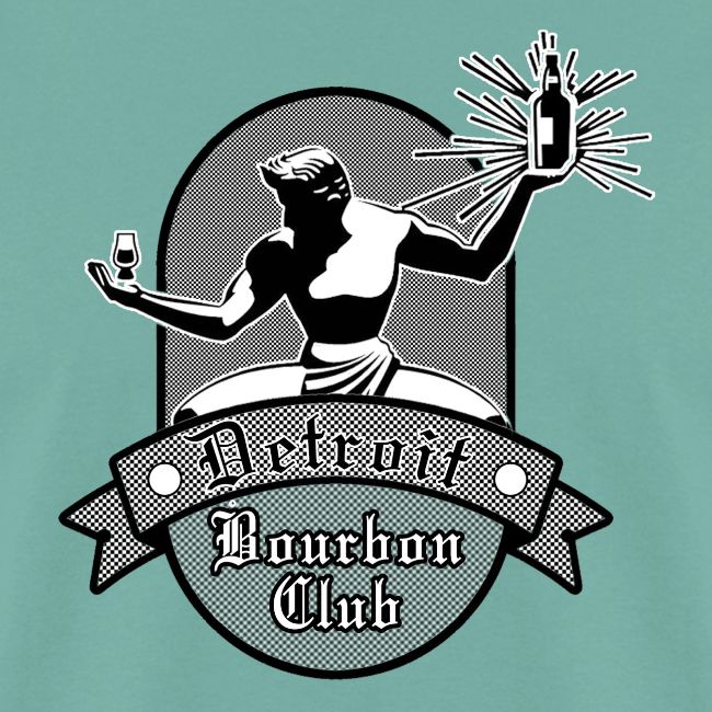 Detroit Bourbon Logo in Black & White