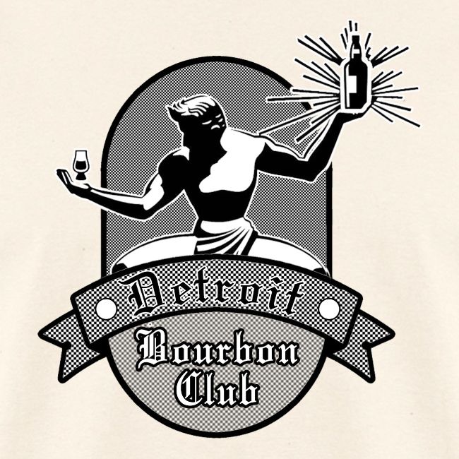 Detroit Bourbon Logo in Black & White