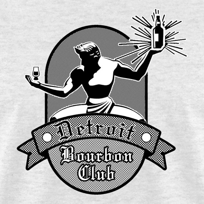 Detroit Bourbon Logo in Black & White