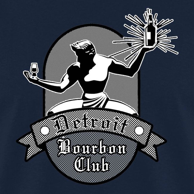 Detroit Bourbon Logo in Black & White