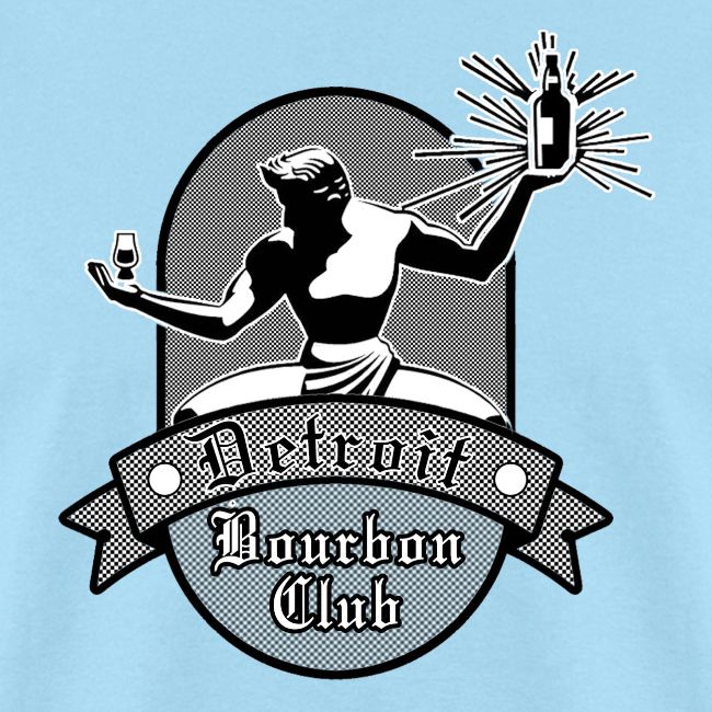Detroit Bourbon Logo in Black & White