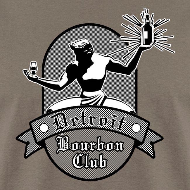 Detroit Bourbon Logo in Black & White