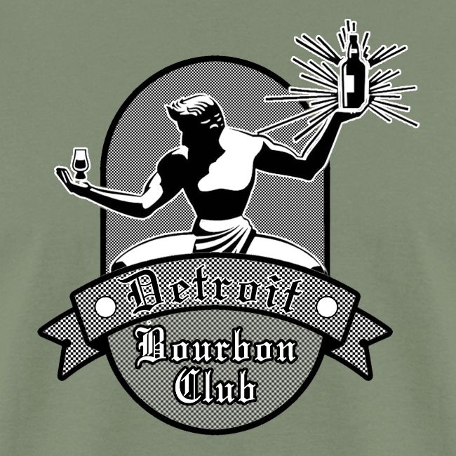 Detroit Bourbon Logo in Black & White