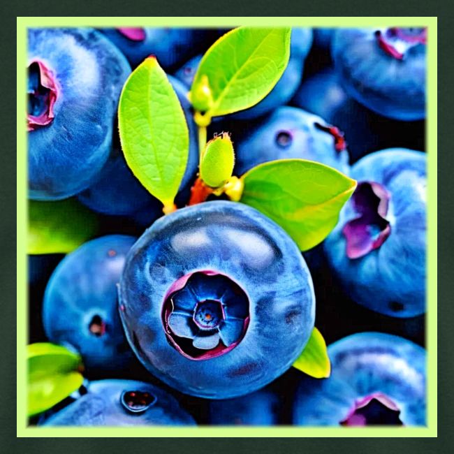 Fresh Blueberries Close-Up