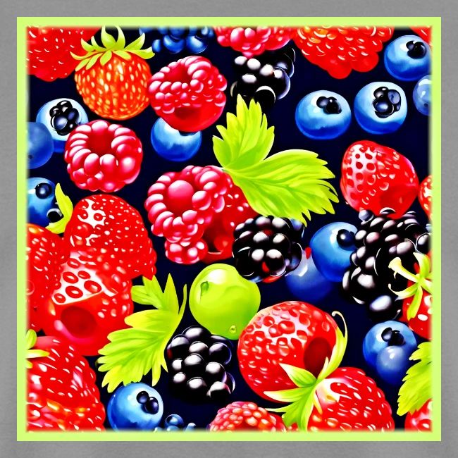 Colorful Berry Medley Design