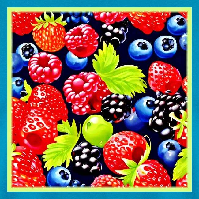 Colorful Berry Medley Design