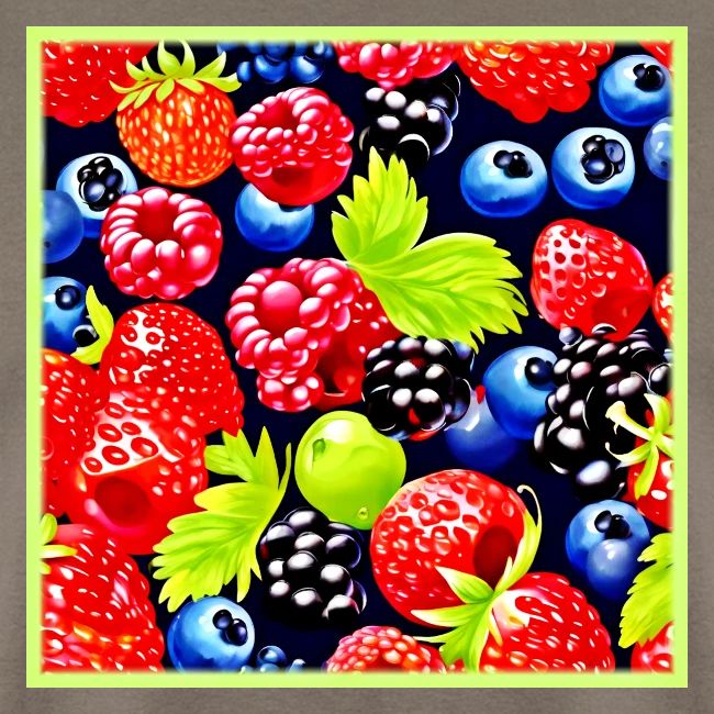 Colorful Berry Medley Design