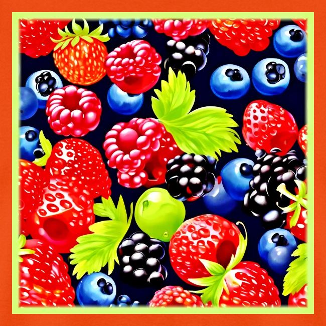 Colorful Berry Medley Design
