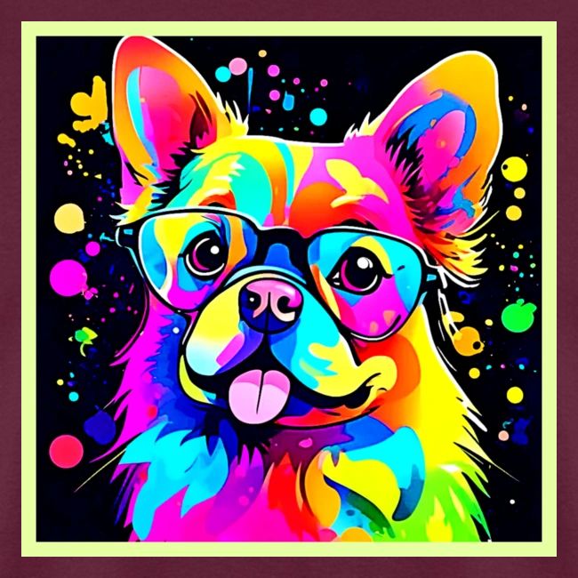 Vivid Canine Vibes Design