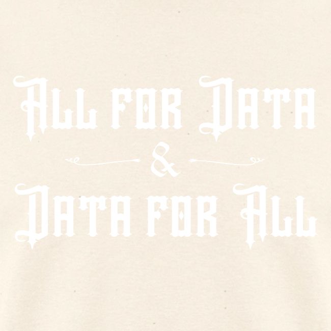 All for Data, Data for All (dark)