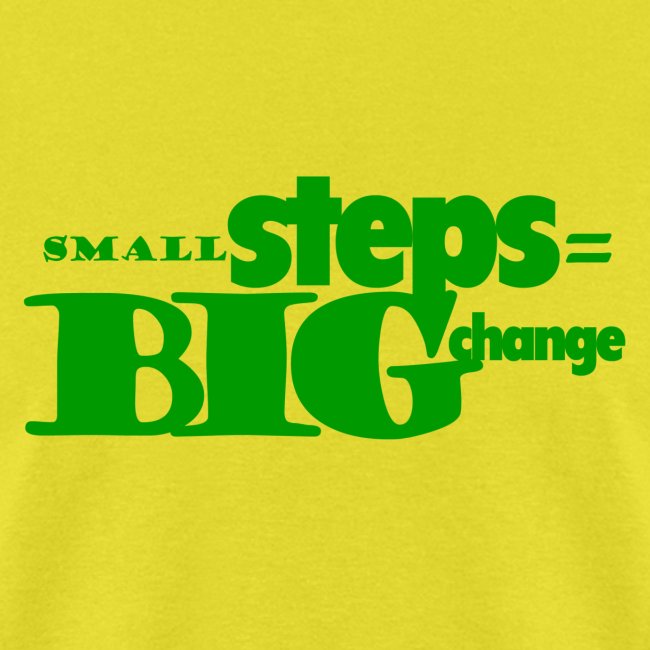 small steps green