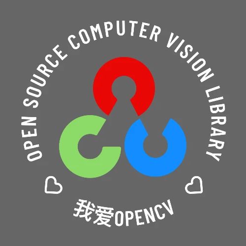 我爱OPENCV (Light Logo)