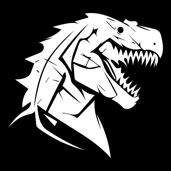 t rex tattoo stencil