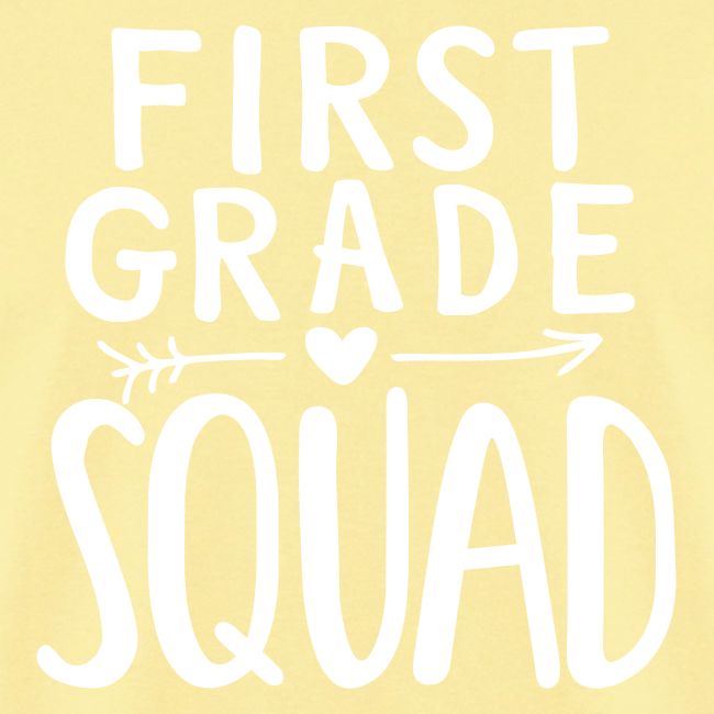 First Grade Squad Teacher Team T-Shirts