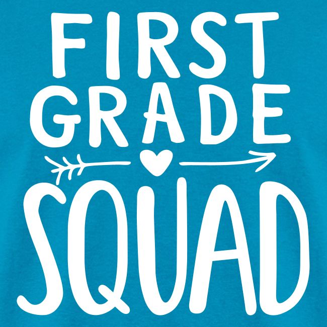 First Grade Squad Teacher Team T-Shirts