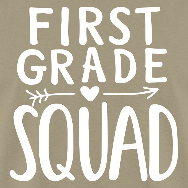 First Grade Squad Teacher Team T-Shirts