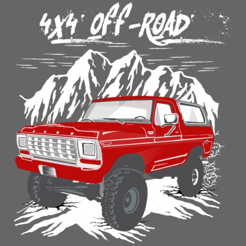 Bronco 4x4 Off Road T-shirt - Men's T-Shirt