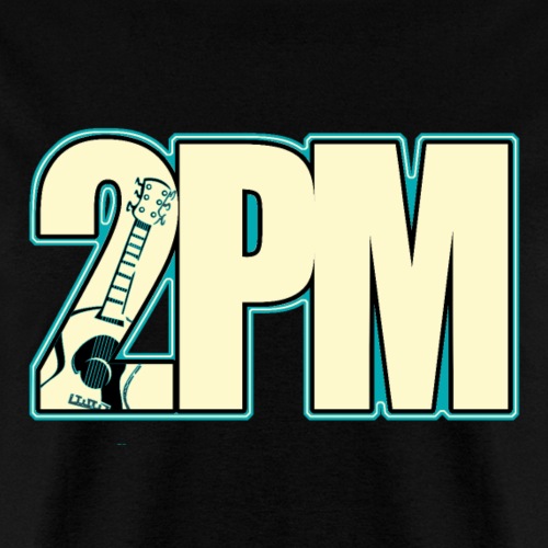 2PM Teal Guitar Logo