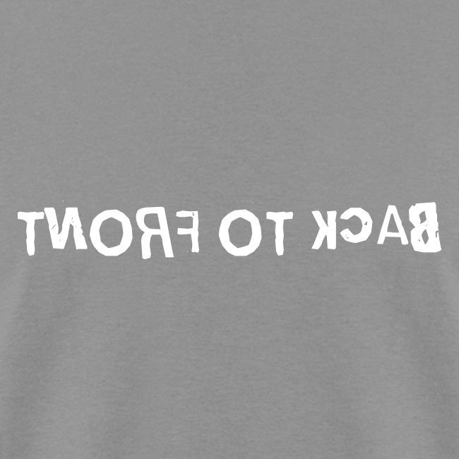 Back To Front Word Art