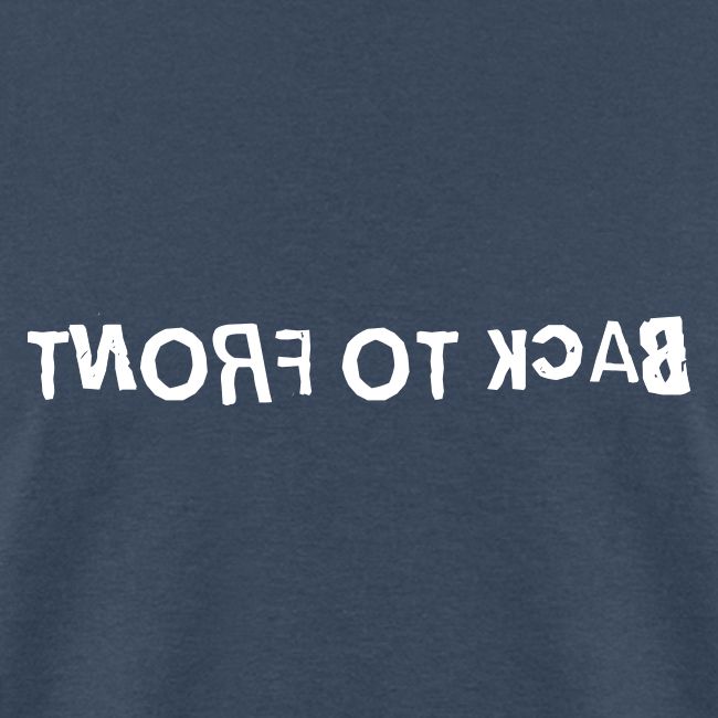 Back To Front Word Art