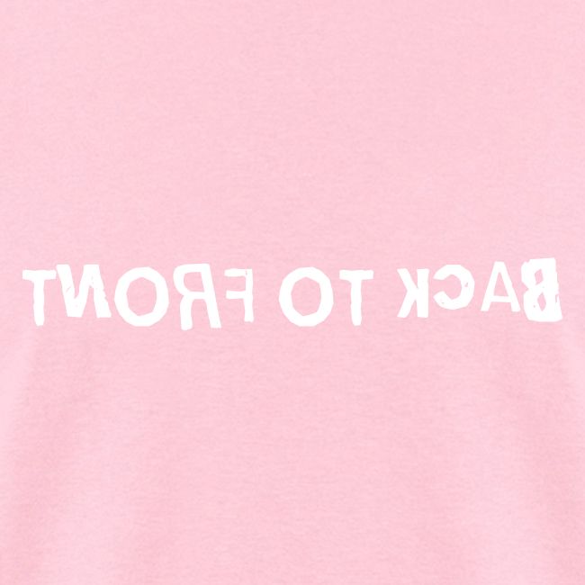 Back To Front Word Art