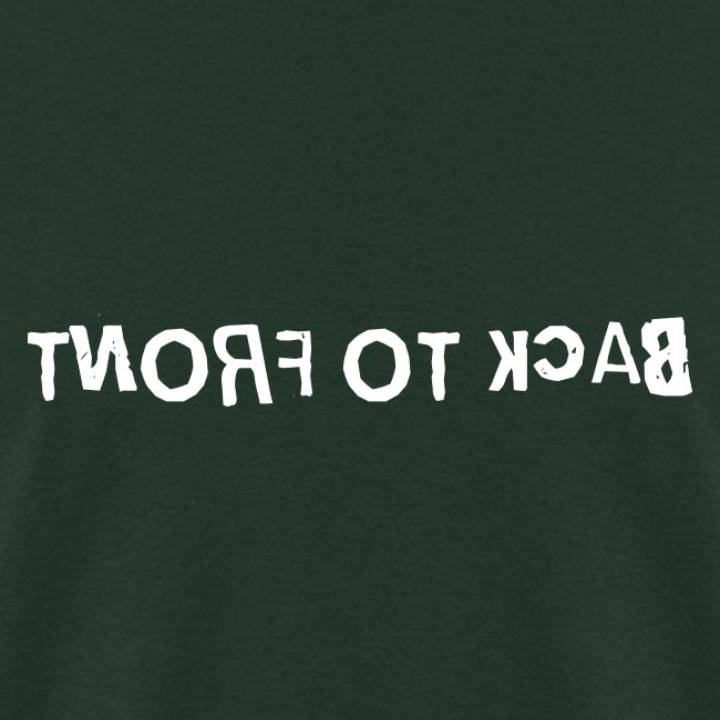 Back To Front Word Art