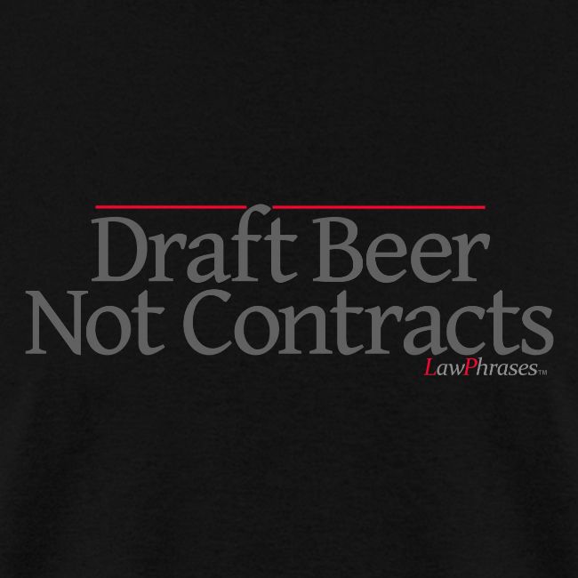 Draft Beer Not Contracts