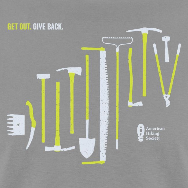 Get Out. Give Back. Trail Tool Arrangement