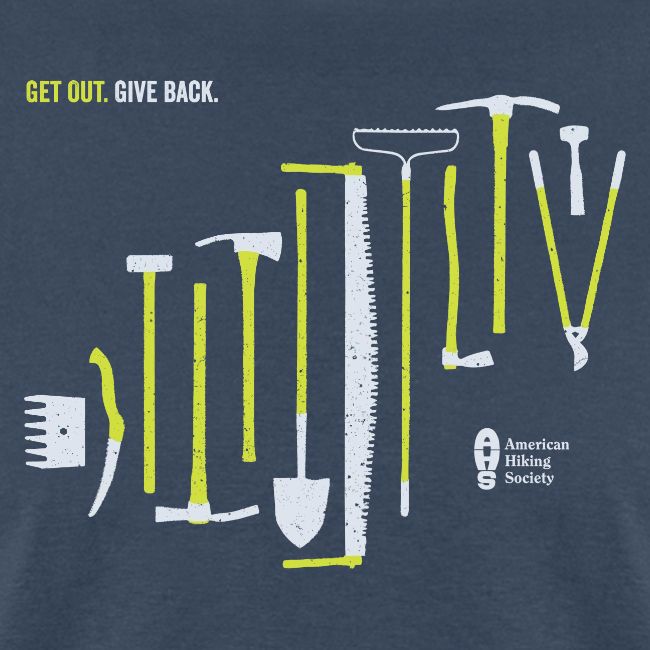 Get Out. Give Back. Trail Tool Arrangement