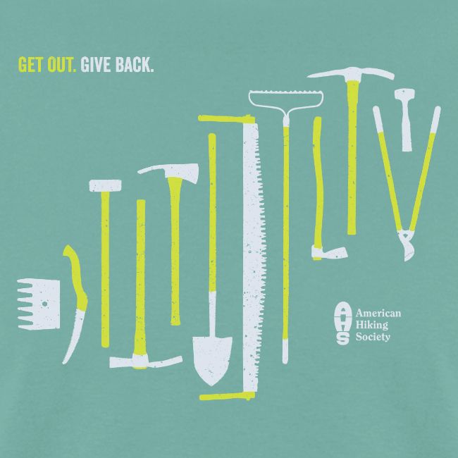 Get Out. Give Back. Trail Tool Arrangement