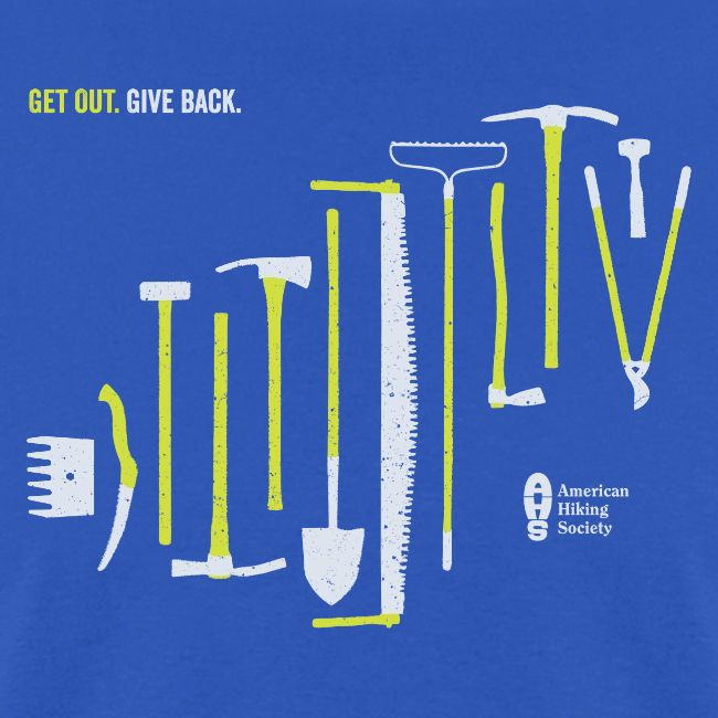 Get Out. Give Back. Trail Tool Arrangement