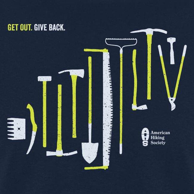 Get Out. Give Back. Trail Tool Arrangement
