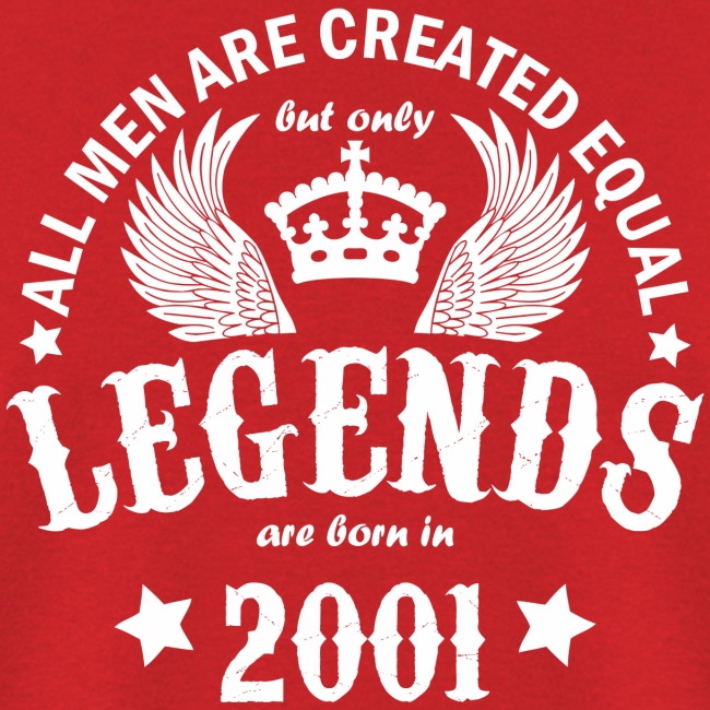 Legends are Born in 2001