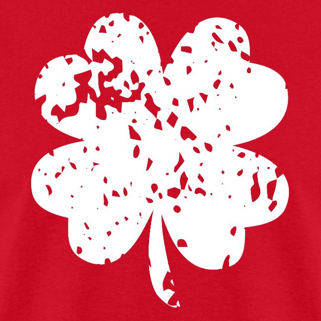 Goth St Paddy's - Irish Goth Distressed Clover