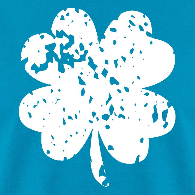 Goth St Paddy's - Irish Goth Distressed Clover