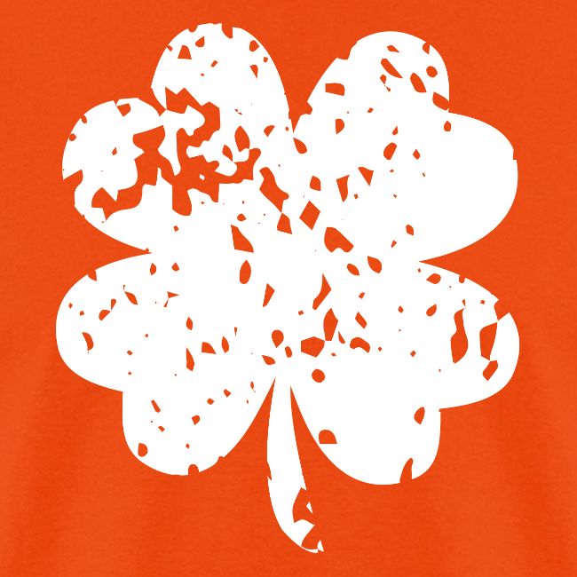 Goth St Paddy's - Irish Goth Distressed Clover