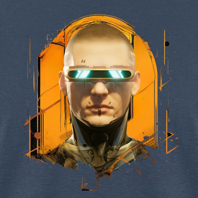 palnoch cyberpunk human head artwork