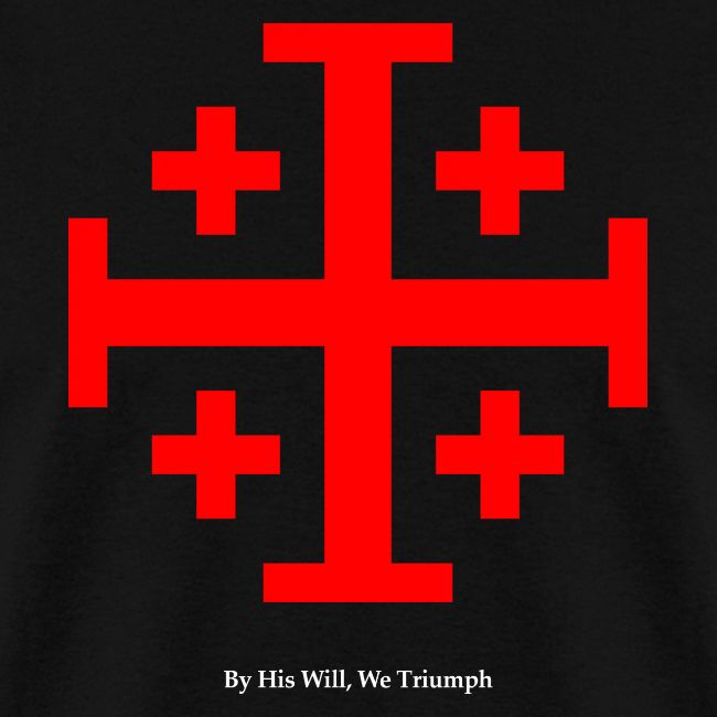 Jerusalem cross apparel