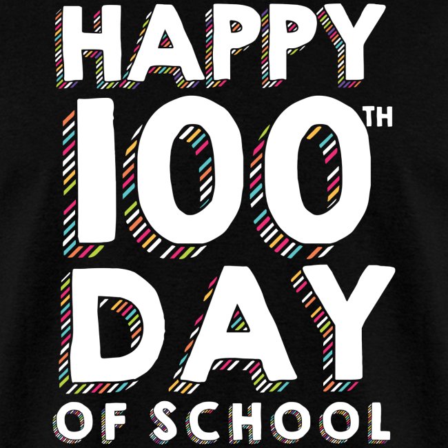 Happy 100th Day of School Sprinkles Teacher Tshirt