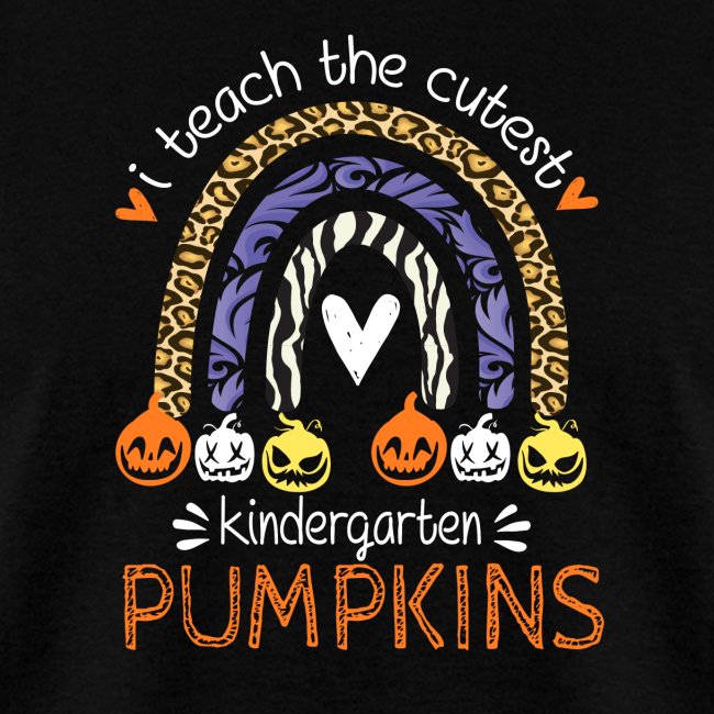 I Teach the Cutest Kindergarten Pumpkin Halloween