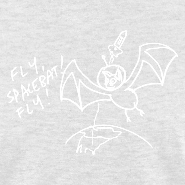 Fly Space Bat Fly Ladie's Tee (Dark)