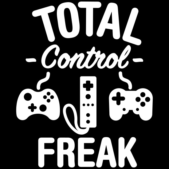 Video Game Total Control Freak Gaming Funny Gamer' Men's T-Shirt |  Spreadshirt