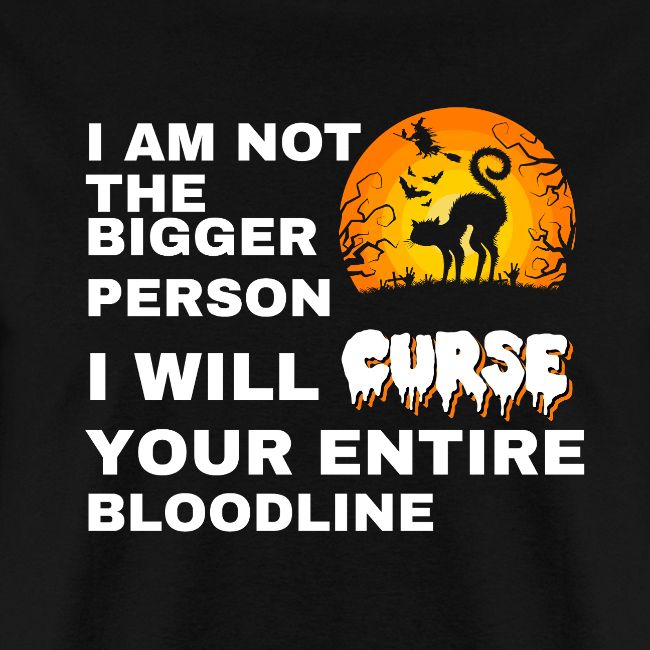 I am not the bigger person