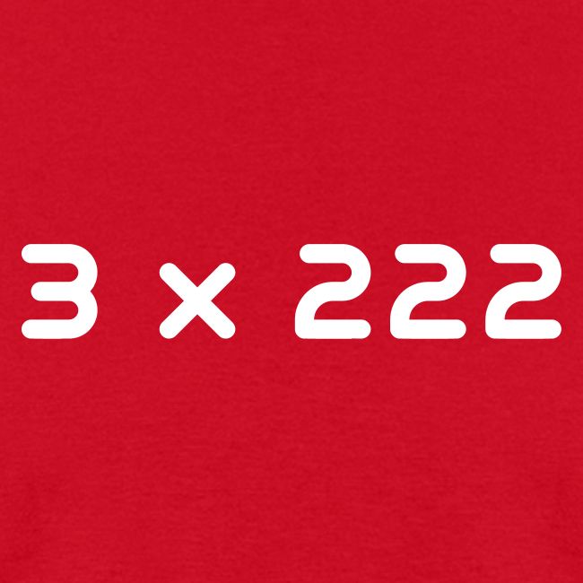 3 x 222