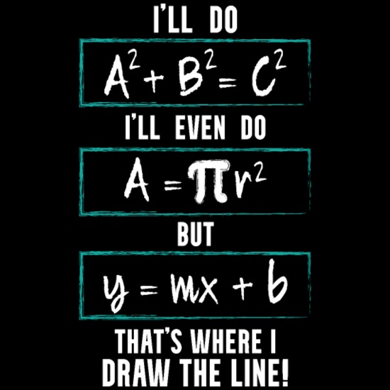 Funny math saying equation math joke' Men's T-Shirt | Spreadshirt